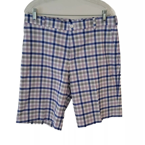 Nike Other - Men's Nike Dri Fit Embroidered Logo Golf Shorts 34 Moisture Wicking Modern Fit